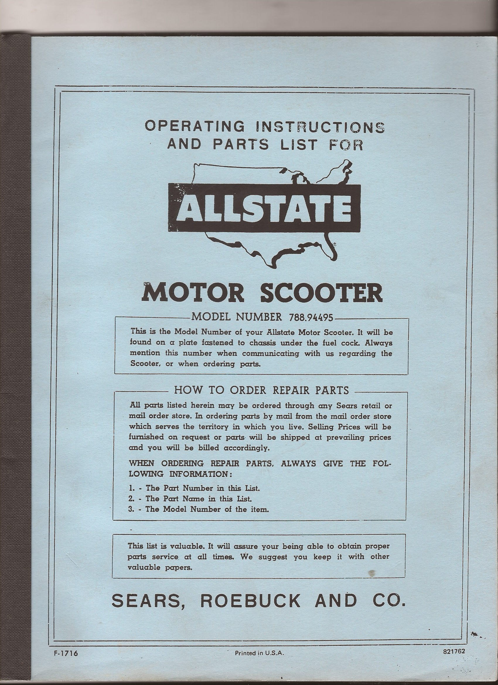 allstate 788.94495 1960-1962 VA11T (Rotary Ported) — Kyle's